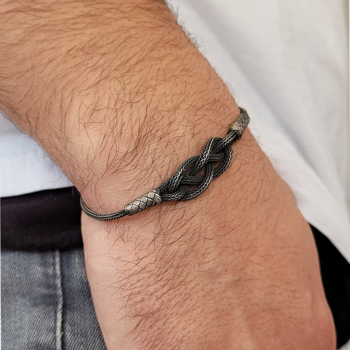 Viking Celtic Knot Braided Bracelet