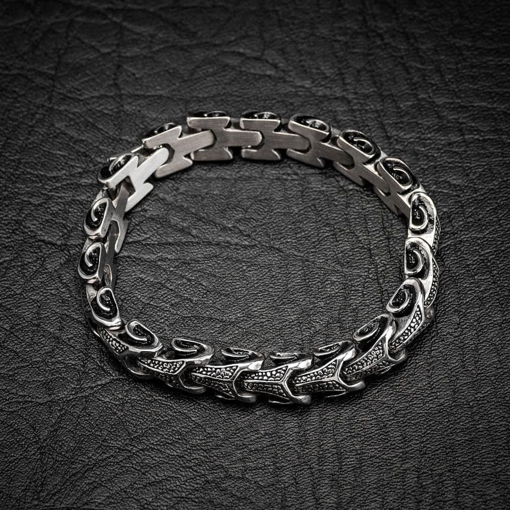 Vintage Dragon Bones Stainless Steel Animal Bracelet