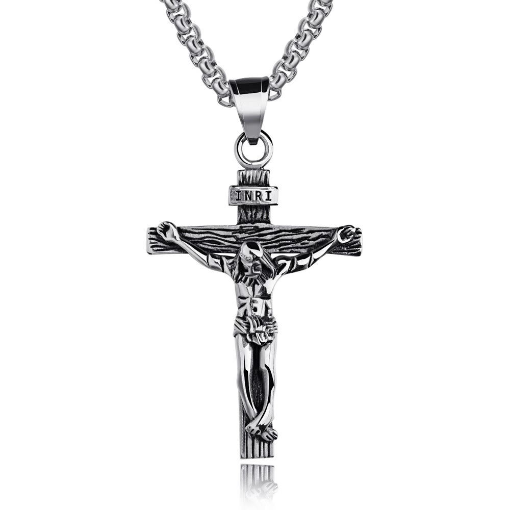 Christianartworkshop Jewelry Crucifix Pendant Charm Necklace