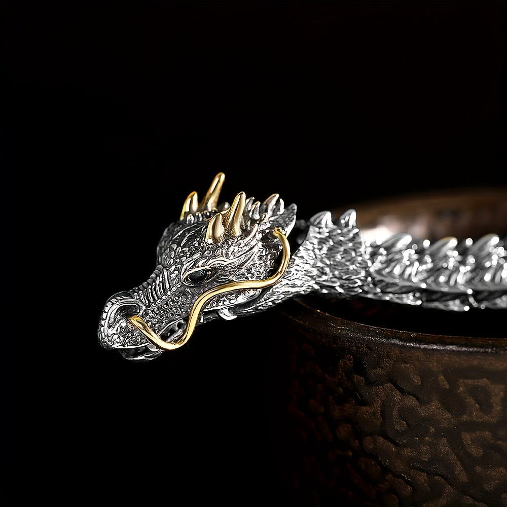 Handmade Three Dimensional Dragon Bracelet