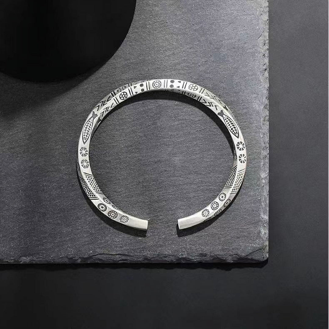 Nordic Silver Viking Bracelet
