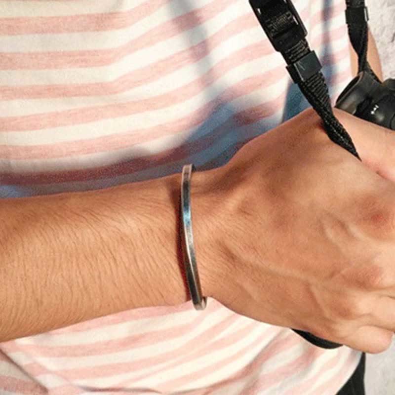 Spiral Twist Open Bracelet