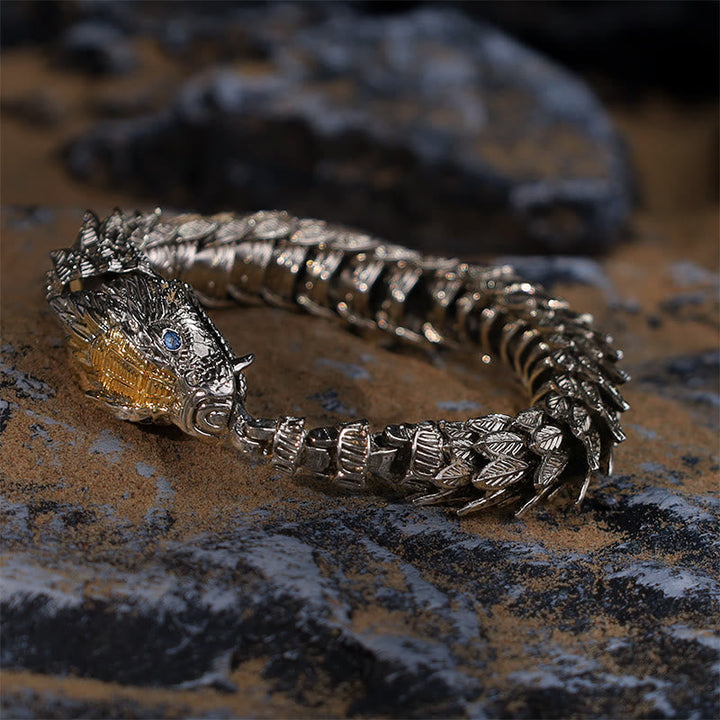 The World Serpent Bracelet | Handcrafted Viking Jewelry