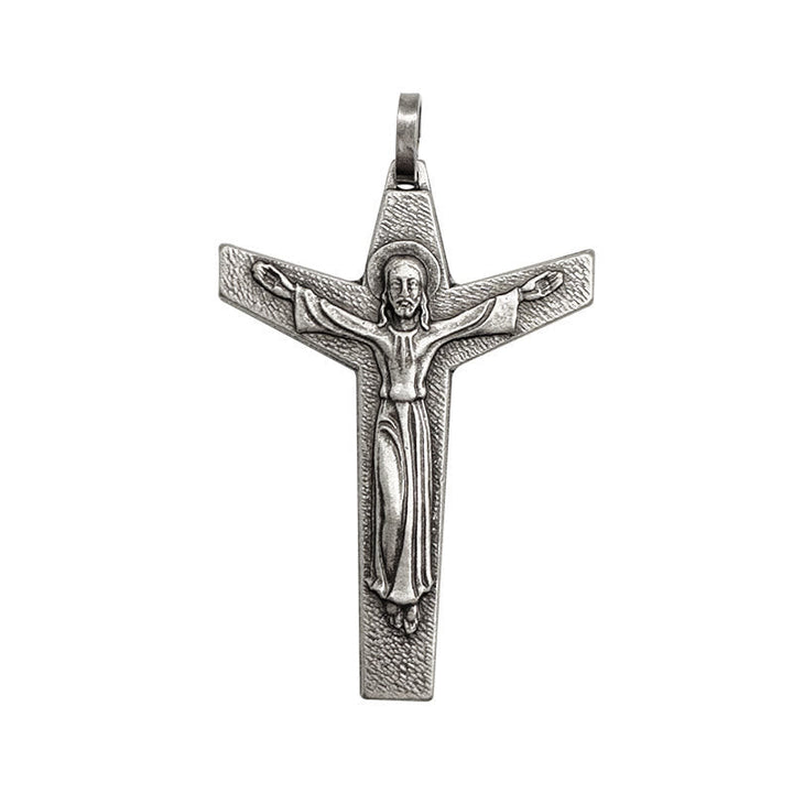 Christianartworkshop Faith and Courage Cross Crucifix Necklace: A Symbol of Resilience
