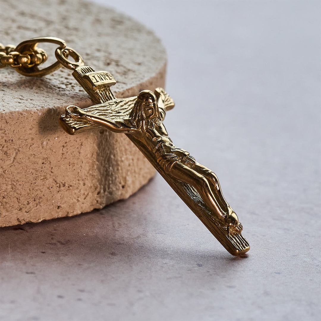Christianartworkshop Jewelry Crucifix Pendant Charm Necklace