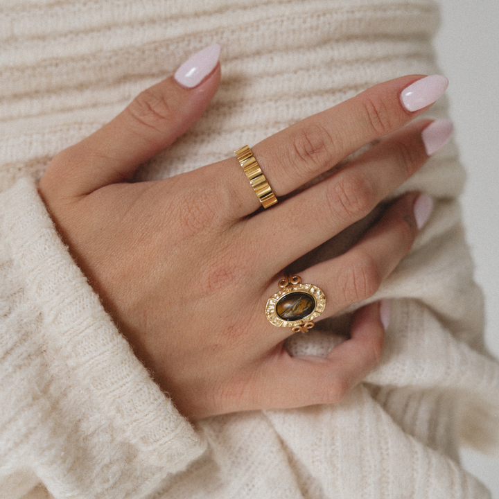 Willow | Nature Inspired Textured Ring
