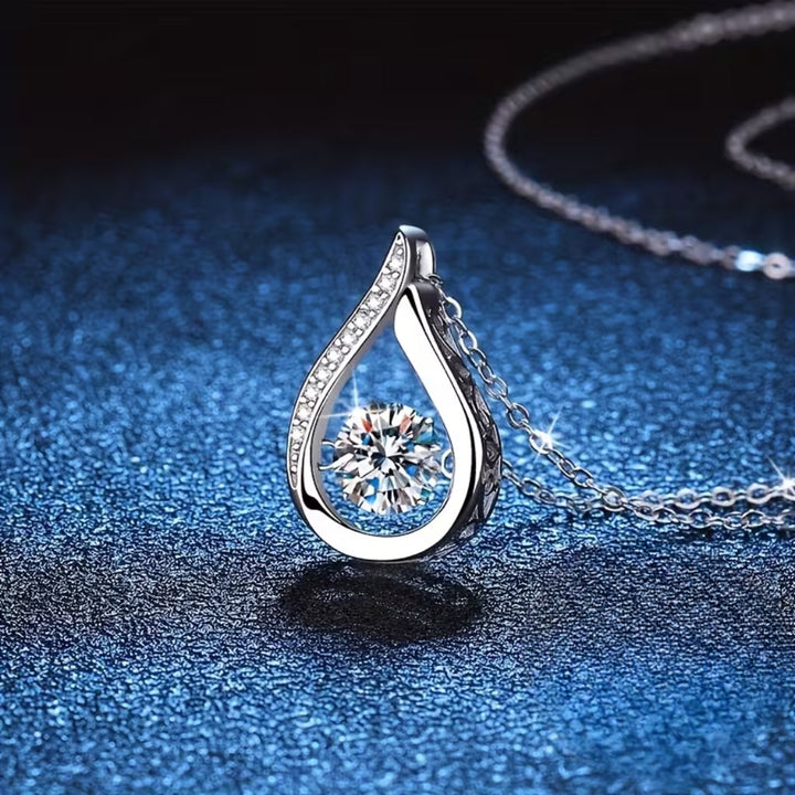 Teardrop Silver Necklace