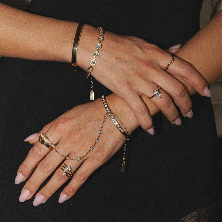 Chloe | Elegant Double Row Ring
