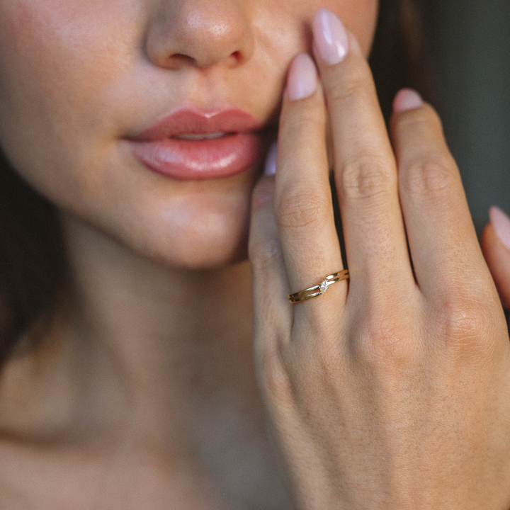 Savannah | Sculpted Wave Band Ring
