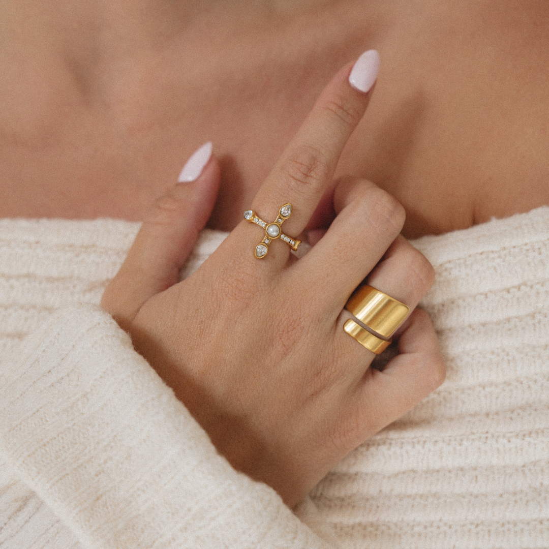 Charlotte | Vintage Inspired Cluster Ring