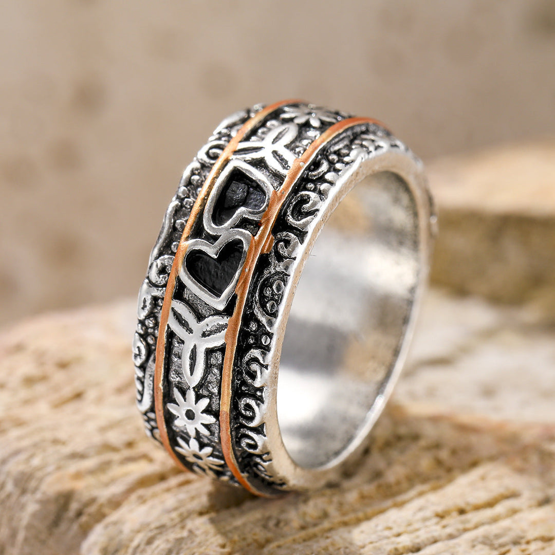 Alaric | Engraved Silver Heritage Ring