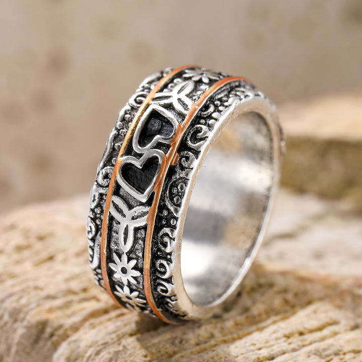 Alaric | Engraved Silver Heritage Ring