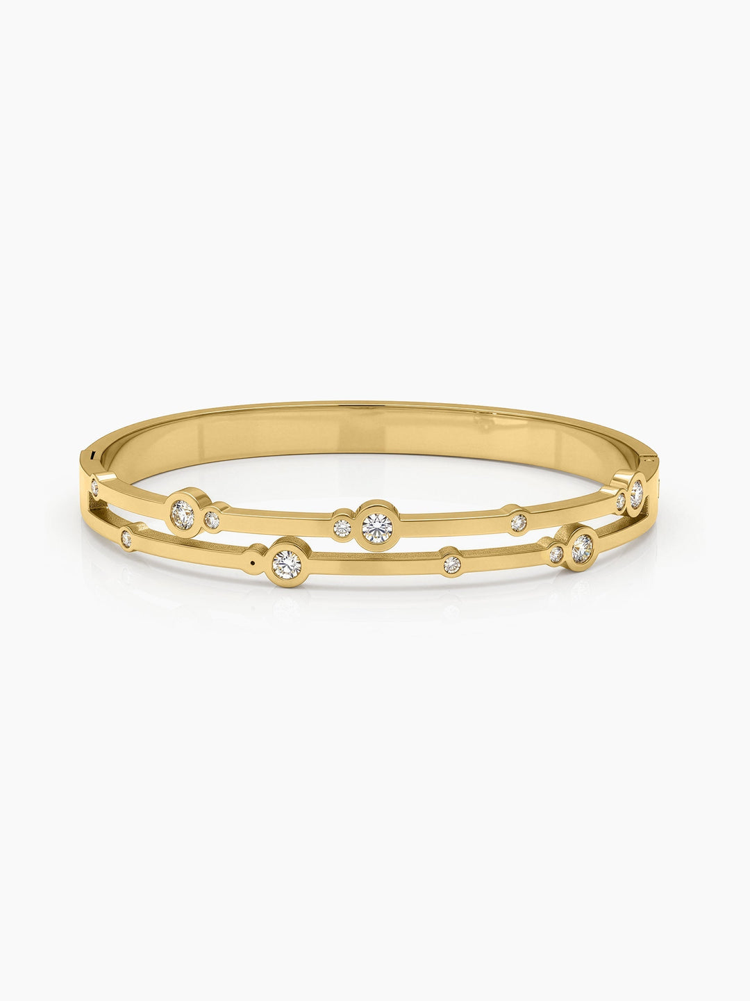 Aireya Diamond 18K Gold Plated Band Bracelet