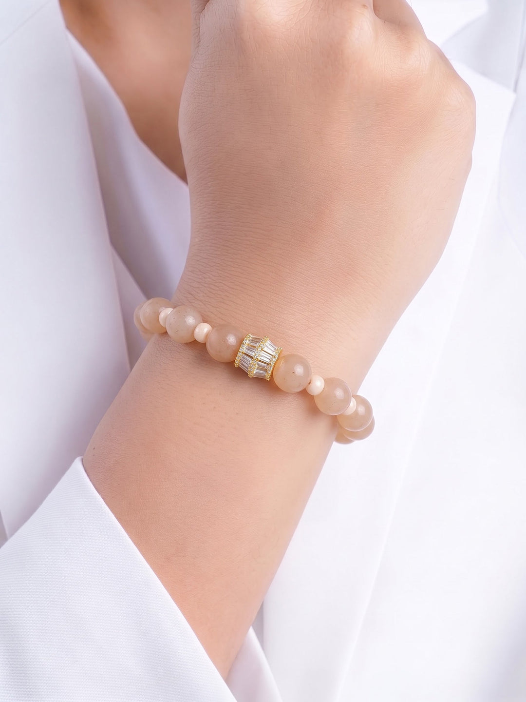 Elen Peach Women’s Beaded Bracelet