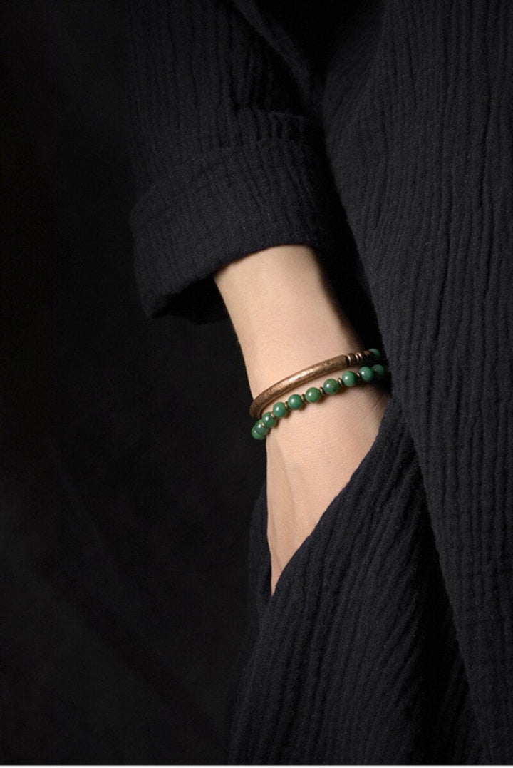 Sigrid | Natural Stones & Copper Handmade Bracelet