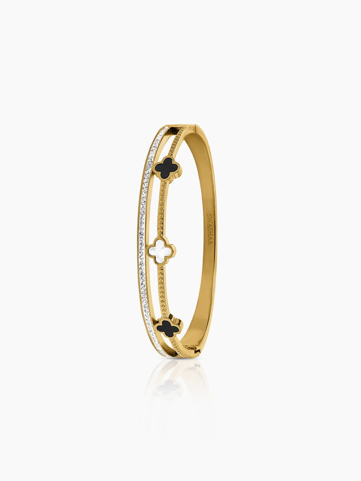 Kinsley Clover 18K Gold Plated Bracelet