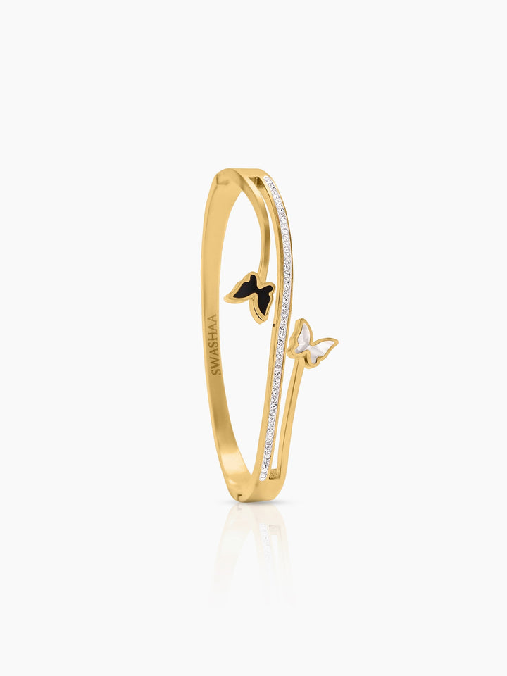 Meghan Butterfly 18K Gold Plated Bracelet