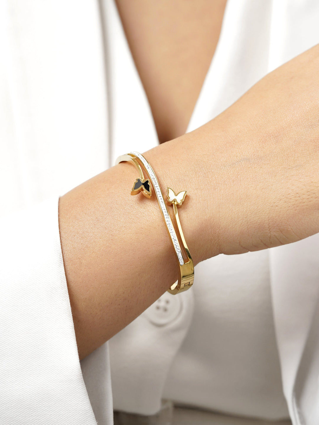 Meghan Butterfly 18K Gold Plated Bracelet