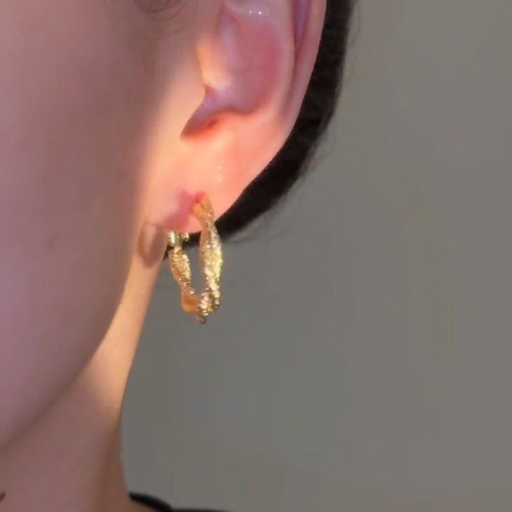 Minimalist Style Hoop Earrings