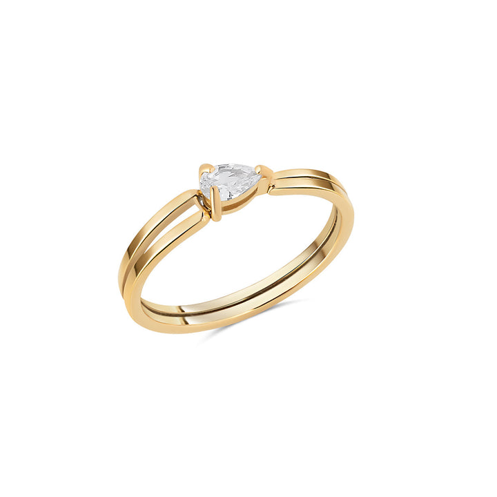 Savannah | Sculpted Wave Band Ring