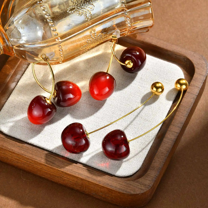 Cherry Pop Waterproof Earrings