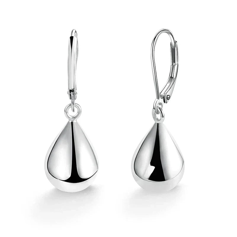 Drop Silver Earrings