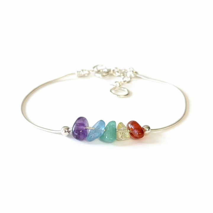 Girl Gang Spell Raw Crystal Bracelet