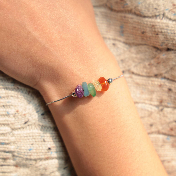 Girl Gang Spell Raw Crystal Bracelet