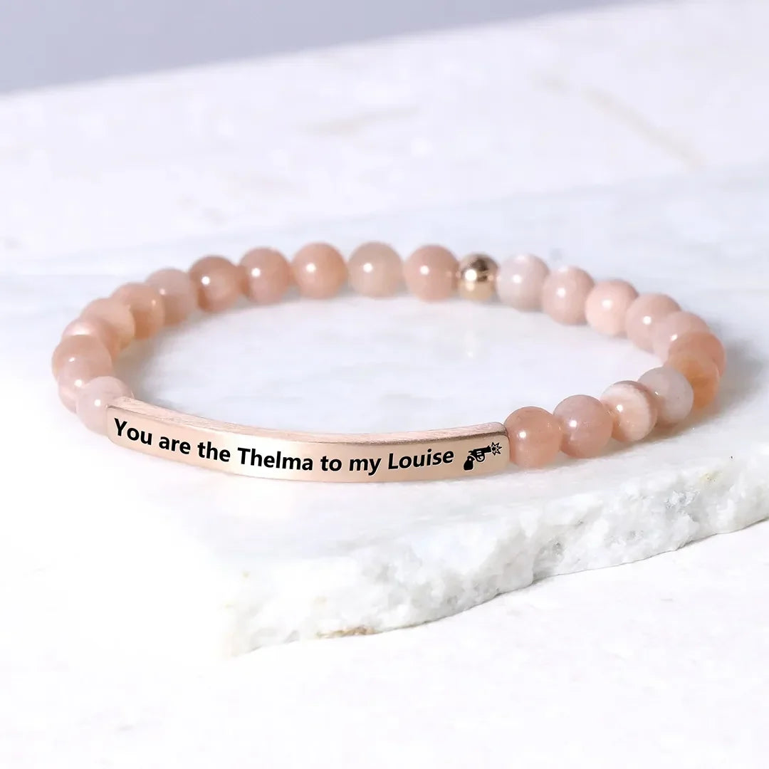 FOR FRIEND - RIDE OR DIE BEAD LETTERING BRACELET
