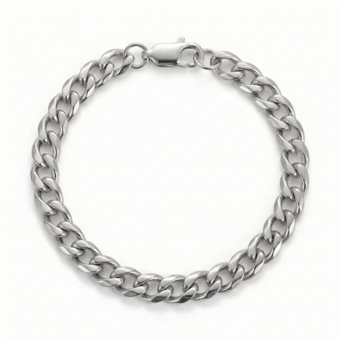 Cuban Bracelet (Silver) 4mm