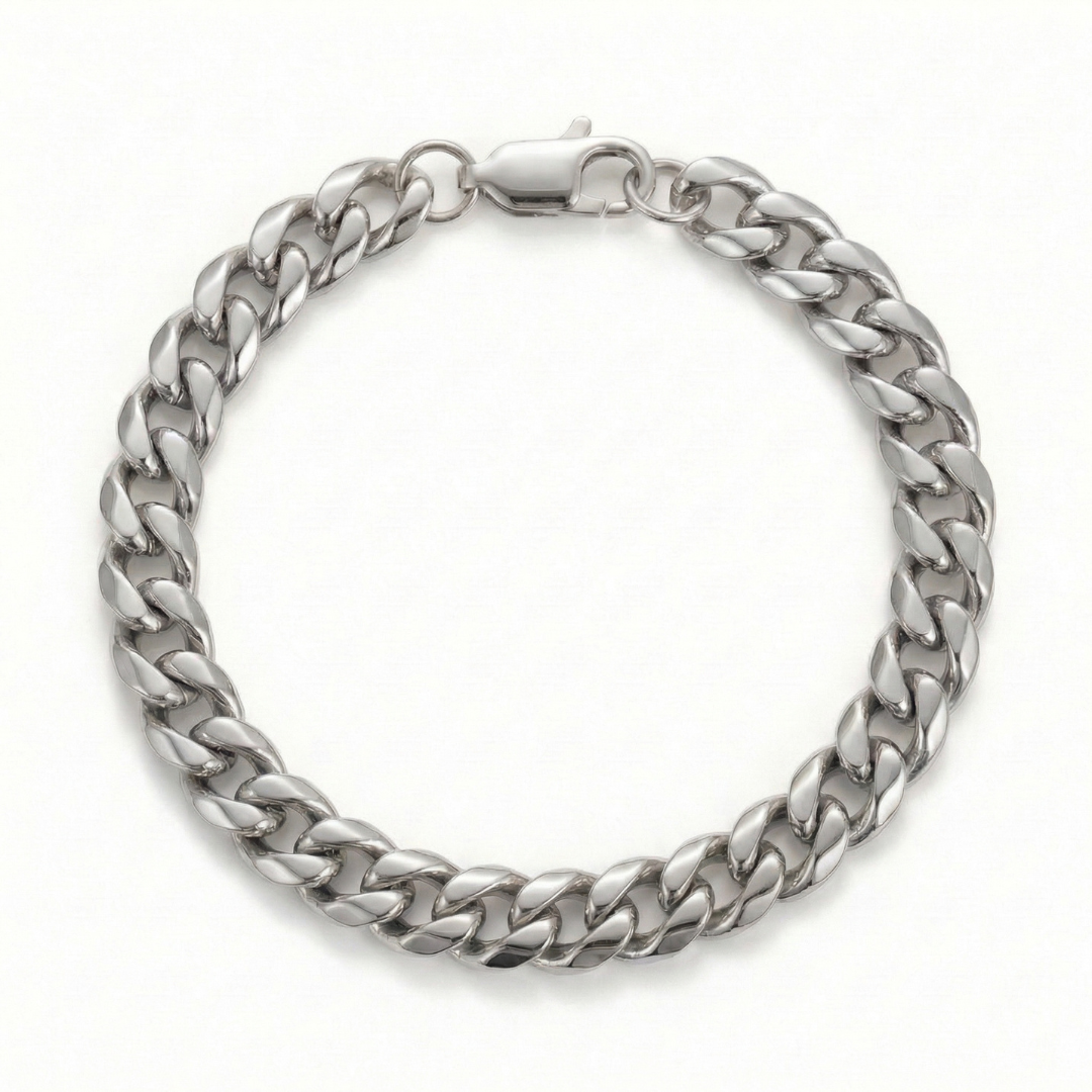 Cuban Bracelet (Silver) 6mm
