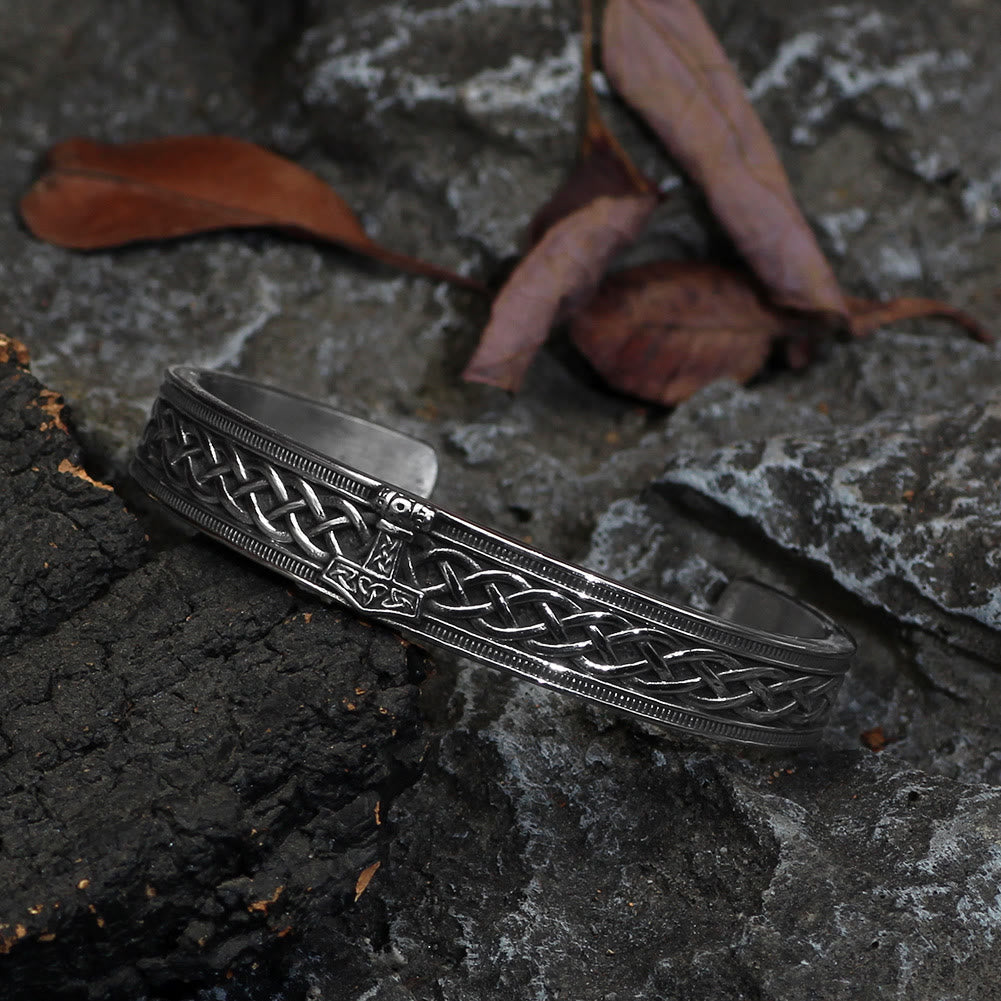 Stainless Steel Vikings Style Mjolnir Bracelet