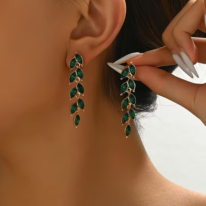 Leaf Cascade Earrings