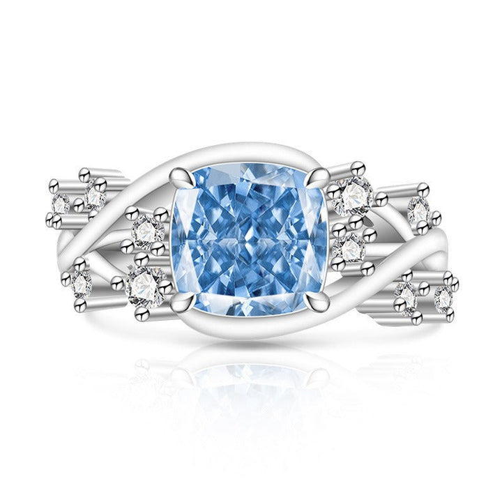 Ice Blossom Gem Ring | Silver