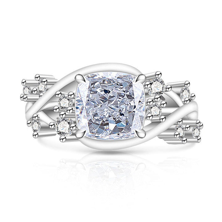 Ice Blossom Gem Ring | Silver