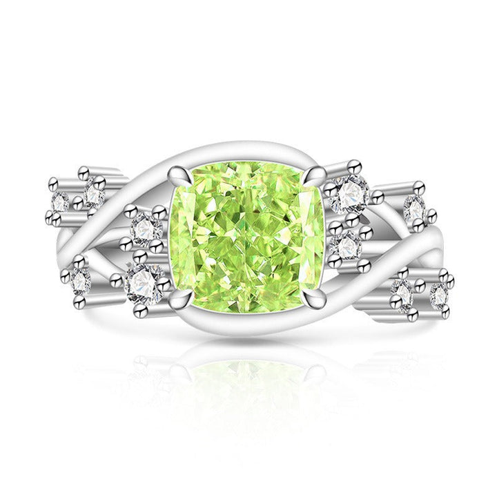 Ice Blossom Gem Ring | Silver