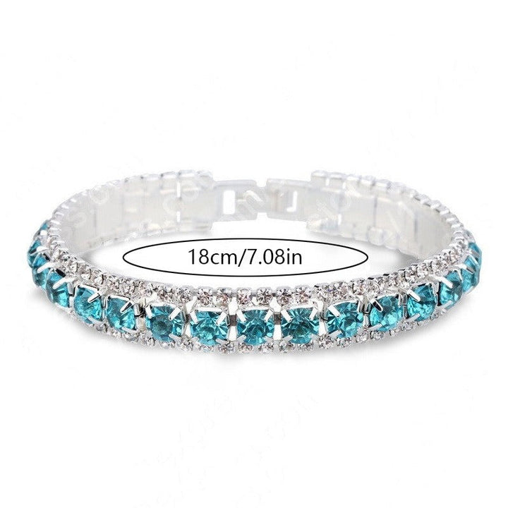 Elegant Crystal Bracelet | Silver
