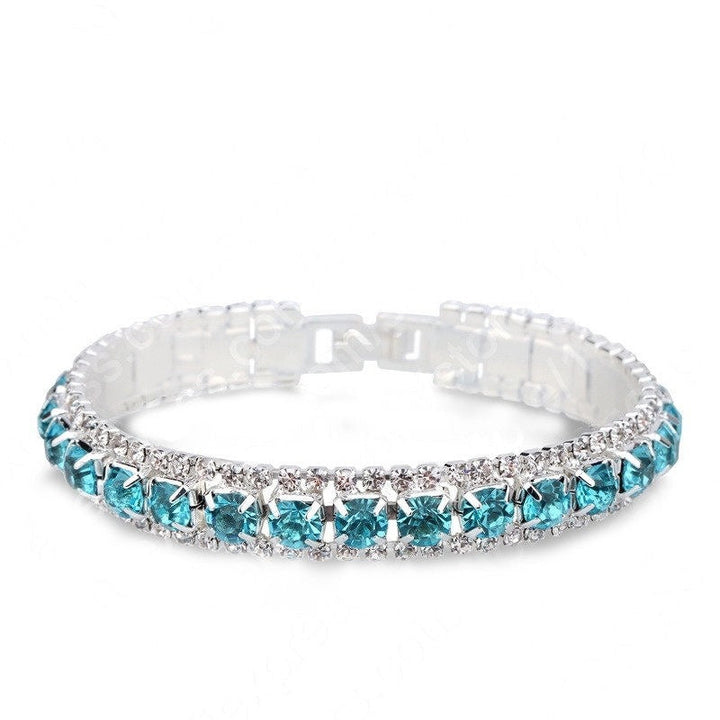 Elegant Crystal Bracelet | Silver