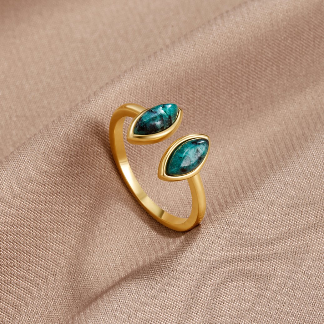 Luxe - Green Wrap Ring