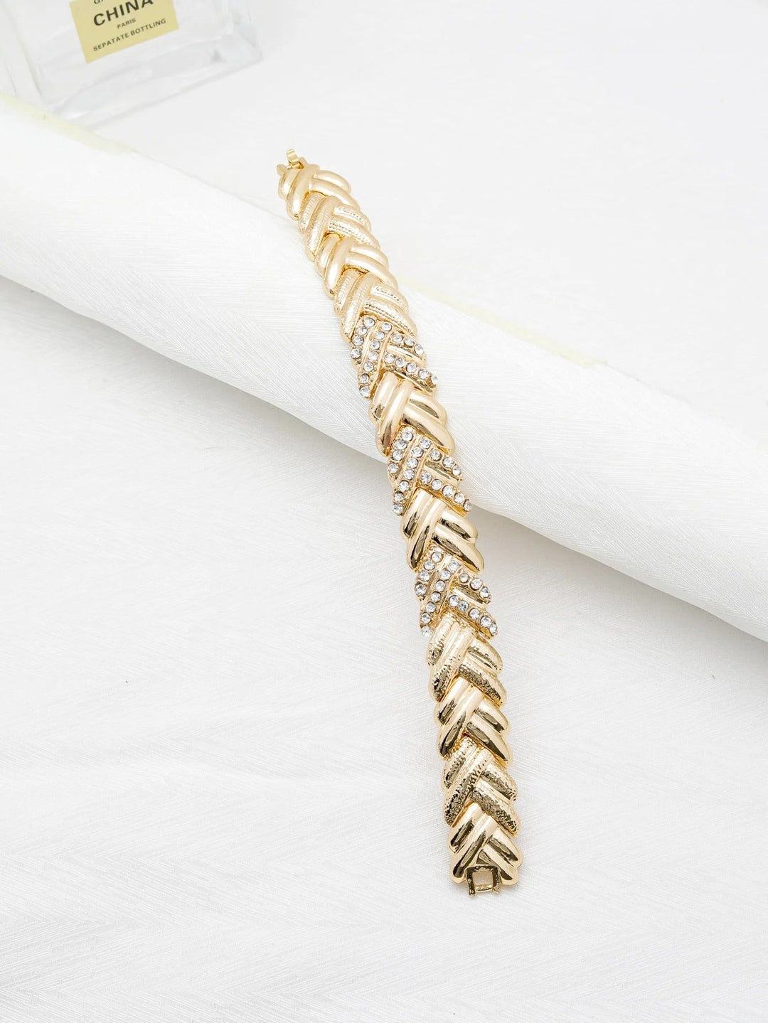 18k Luxury Thick Necklace, Bracelet, Earrings, & Ring Set