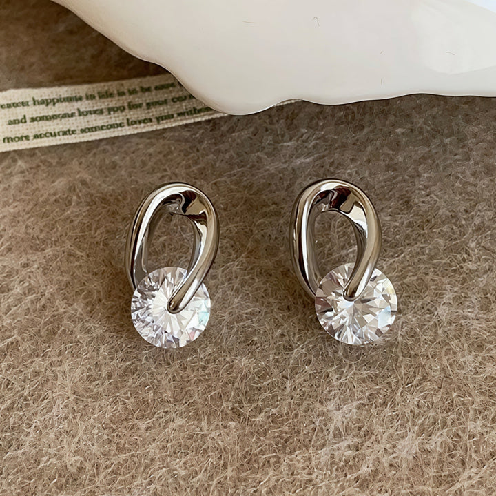 Minimalist Zircon Stud Earrings
