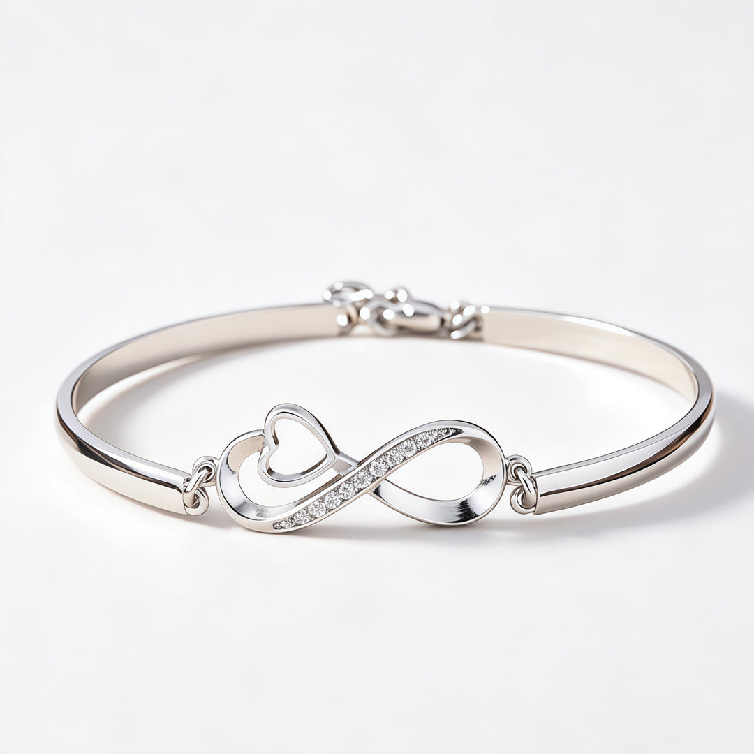 To My Daughter- Keep Me In Your Heart Infinity Bracelet