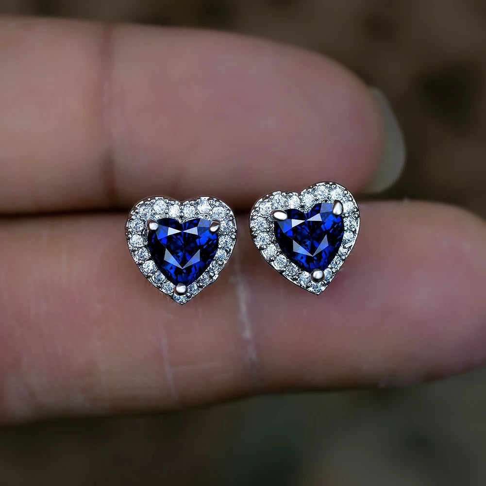 Heart Shaped Colorful Earrings